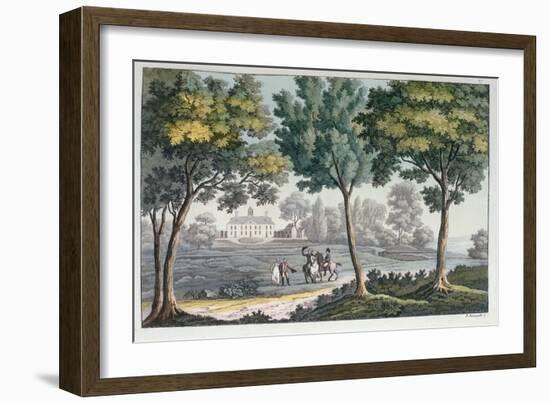 Mount Vernon, Virginia, Home of George Washington, C.1820-Paolo Fumagalli-Framed Giclee Print