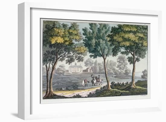 Mount Vernon, Virginia, Home of George Washington, C.1820-Paolo Fumagalli-Framed Giclee Print