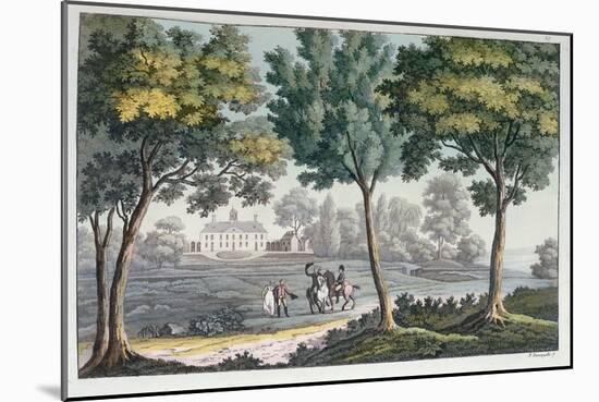 Mount Vernon, Virginia, Home of George Washington, C.1820-Paolo Fumagalli-Mounted Giclee Print