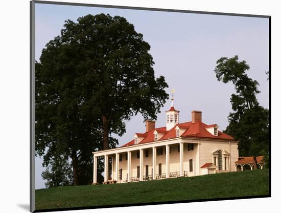 Mount Veron, Home of George Washington, Washington DC, USA-Walter Bibikow-Mounted Photographic Print