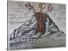 Mount Vesuvius, 1665-null-Stretched Canvas