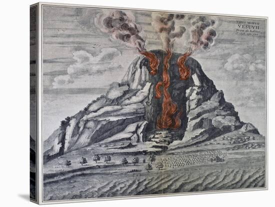 Mount Vesuvius, 1665-null-Stretched Canvas