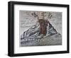 Mount Vesuvius, 1665-null-Framed Giclee Print