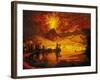 Mount Vesuvius, as Represented at the Surrey Zoological Gardens, London, 1837-null-Framed Giclee Print