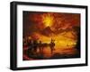 Mount Vesuvius, as Represented at the Surrey Zoological Gardens, London, 1837-null-Framed Giclee Print