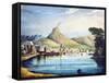 Mount Vesuvius, as Represented at the Surrey Zoological Gardens, Southwark, London, 1837-null-Framed Stretched Canvas