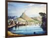 Mount Vesuvius, as Represented at the Surrey Zoological Gardens, Southwark, London, 1837-null-Framed Giclee Print