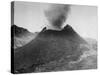 Mount Vesuvius Erupting Forcefully-null-Stretched Canvas