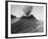 Mount Vesuvius Erupting Forcefully-null-Framed Photographic Print