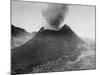 Mount Vesuvius Erupting Forcefully-null-Mounted Photographic Print