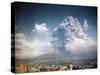 Mount Vesuvius Erupting-null-Stretched Canvas