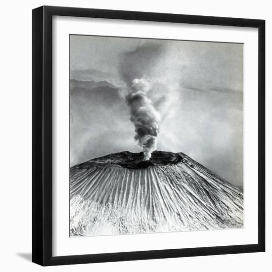 Mount Vesuvius Eruption-Science Source-Framed Giclee Print