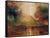 Mount Vesuvius in Eruption, 1817 (W/C on Paper)-JMW Turner-Framed Stretched Canvas