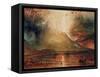 Mount Vesuvius in Eruption, 1817 (W/C on Paper)-JMW Turner-Framed Stretched Canvas