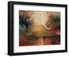 Mount Vesuvius in Eruption, 1817 (W/C on Paper)-JMW Turner-Framed Premium Giclee Print