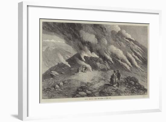 Mount Vesuvius, Near the Summit of the Cone-null-Framed Giclee Print