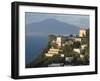 Mount Vesuvius View and Vico Equense, Near Naples, Campania, Italy, Mediterranean, Europe-Ethel Davies-Framed Photographic Print