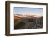 Mount Vettore at sunset, Sibillini Park, Umbria, Italy, Europe-Lorenzo Mattei-Framed Photographic Print