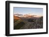 Mount Vettore at sunset, Sibillini Park, Umbria, Italy, Europe-Lorenzo Mattei-Framed Premium Photographic Print