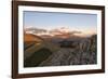 Mount Vettore at sunset, Sibillini Park, Umbria, Italy, Europe-Lorenzo Mattei-Framed Photographic Print