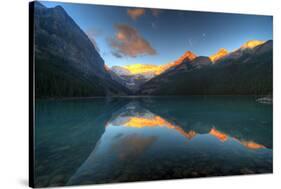 Mount Victoria Glacier Alberta-null-Stretched Canvas