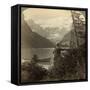 Mount Victoria, Rocky Mountains, Alberta, Canada-Underwood & Underwood-Framed Stretched Canvas