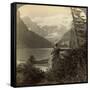 Mount Victoria, Rocky Mountains, Alberta, Canada-Underwood & Underwood-Framed Stretched Canvas