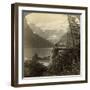 Mount Victoria, Rocky Mountains, Alberta, Canada-Underwood & Underwood-Framed Photographic Print