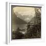 Mount Victoria, Rocky Mountains, Alberta, Canada-Underwood & Underwood-Framed Photographic Print