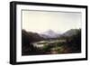 Mount Washington, Conway Valley, New Hampshire (Oil on Canvas)-William Charles Anthony Frerichs-Framed Giclee Print