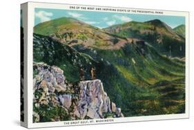 Mount Washington, NH - The Great Gulf of the Presidential Range View-Lantern Press-Stretched Canvas