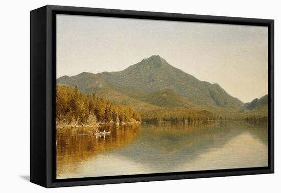 Mount Whiteface from Lake Placid, in the Adirondacks, 1863-Albert Bierstadt-Framed Stretched Canvas