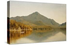 Mount Whiteface from Lake Placid, in the Adirondacks, 1863-Albert Bierstadt-Stretched Canvas