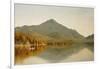 Mount Whiteface from Lake Placid, in the Adirondacks, 1863-Albert Bierstadt-Framed Giclee Print