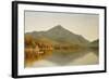 Mount Whiteface from Lake Placid, in the Adirondacks, 1863-Albert Bierstadt-Framed Giclee Print