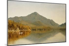 Mount Whiteface from Lake Placid, in the Adirondacks, 1863-Albert Bierstadt-Mounted Giclee Print