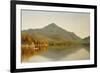 Mount Whiteface from Lake Placid, in the Adirondacks, 1863-Albert Bierstadt-Framed Giclee Print