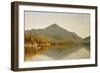 Mount Whiteface from Lake Placid, in the Adirondacks, 1863-Albert Bierstadt-Framed Premium Giclee Print