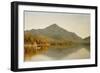 Mount Whiteface from Lake Placid, in the Adirondacks, 1863-Albert Bierstadt-Framed Premium Giclee Print