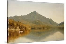 Mount Whiteface from Lake Placid, in the Adirondacks, 1863-Albert Bierstadt-Stretched Canvas