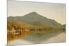 Mount Whiteface from Lake Placid, in the Adirondacks-Albert Bierstadt-Mounted Giclee Print