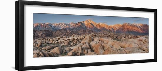 Mount Whitney, Alabama Hills, Near Lone Pine, Sierra Nevada, California, Usa-Rainer Mirau-Framed Photographic Print