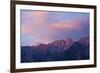 Mount Whitney Glows with Soft Light in an Early Morning in Lone Pine, California-Brett Holman-Framed Photographic Print