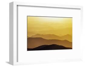 Mount Zao San, sunrise, Yamagata prefecture, Honshu, Japan-Christian Kober-Framed Photographic Print