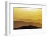 Mount Zao San, sunrise, Yamagata prefecture, Honshu, Japan-Christian Kober-Framed Photographic Print