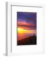 Mount Zao San, sunrise, Yamagata prefecture, Honshu, Japan-Christian Kober-Framed Photographic Print