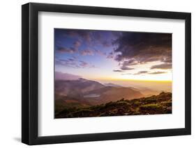 Mount Zao San, sunrise, Yamagata prefecture, Honshu, Japan-Christian Kober-Framed Photographic Print