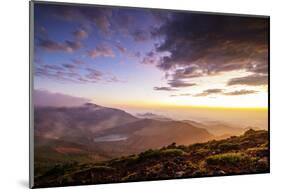 Mount Zao San, sunrise, Yamagata prefecture, Honshu, Japan-Christian Kober-Mounted Photographic Print