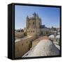 Mount Zion, View of the Abbey of the Dormition (Or Abbey of Hagia Maria Sion)-Massimo Borchi-Framed Stretched Canvas