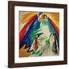 Mountain, 1909-Wassily Kandinsky-Framed Giclee Print